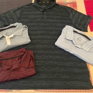 Men’s Dri-fit polos (lot of 4)